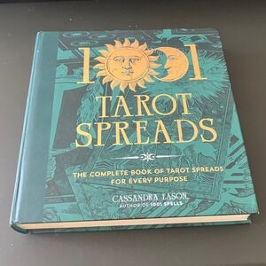 1001 Tarot Spreads Cassandra Eason Hardcover Book 544 pages